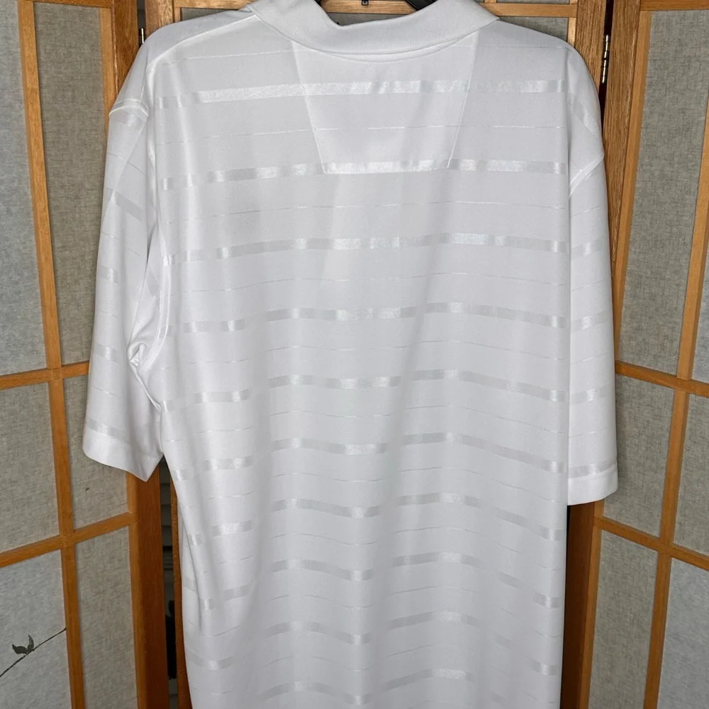 NWT Men's New Orleans Saints Antigua White Tunnel Polo Size XL - Picture 3 of 13